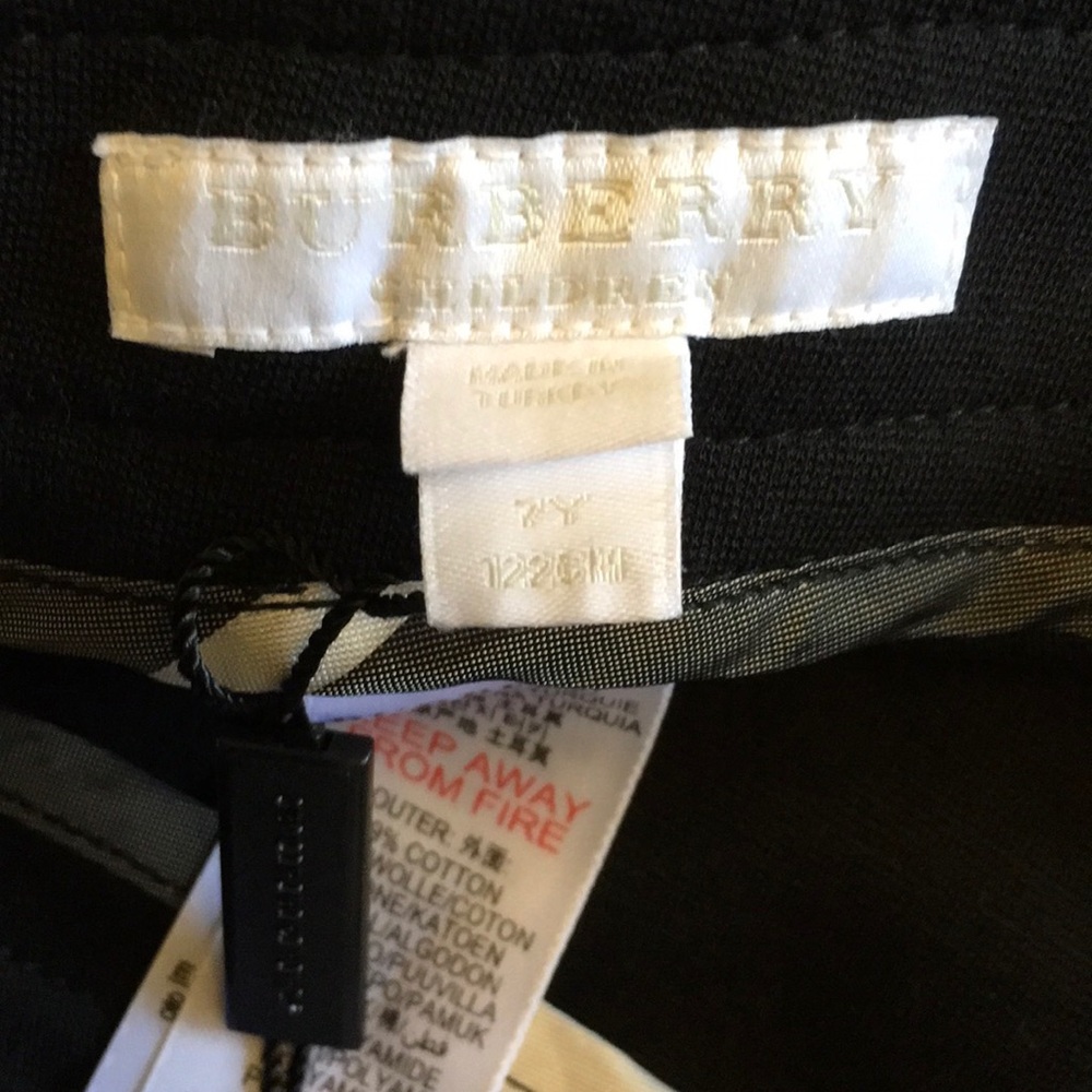 Burberry measurements
